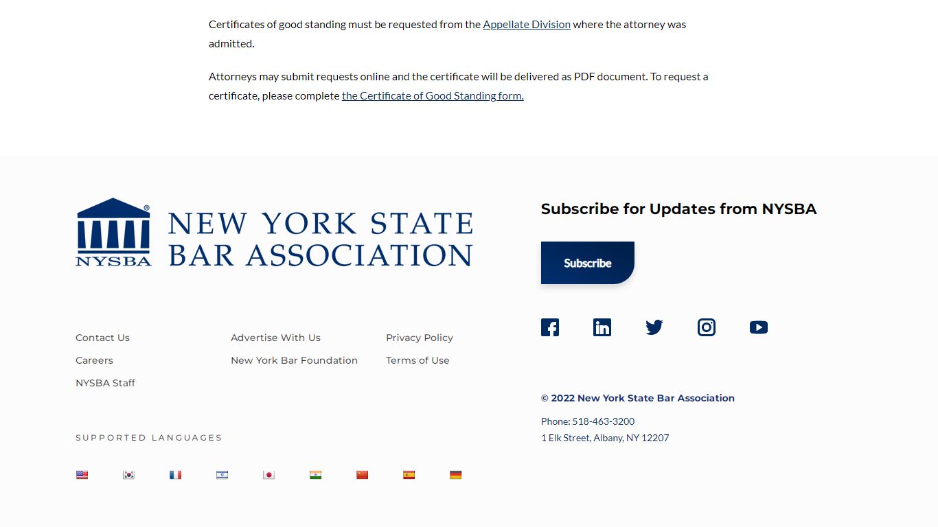 Attorney Verification - New York State Bar Association